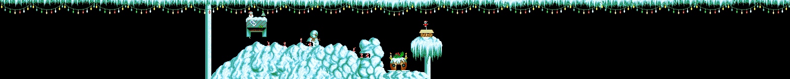 Overview: Holiday Lemmings 1993, Amiga, Flurry, 3 - Holiday Mining